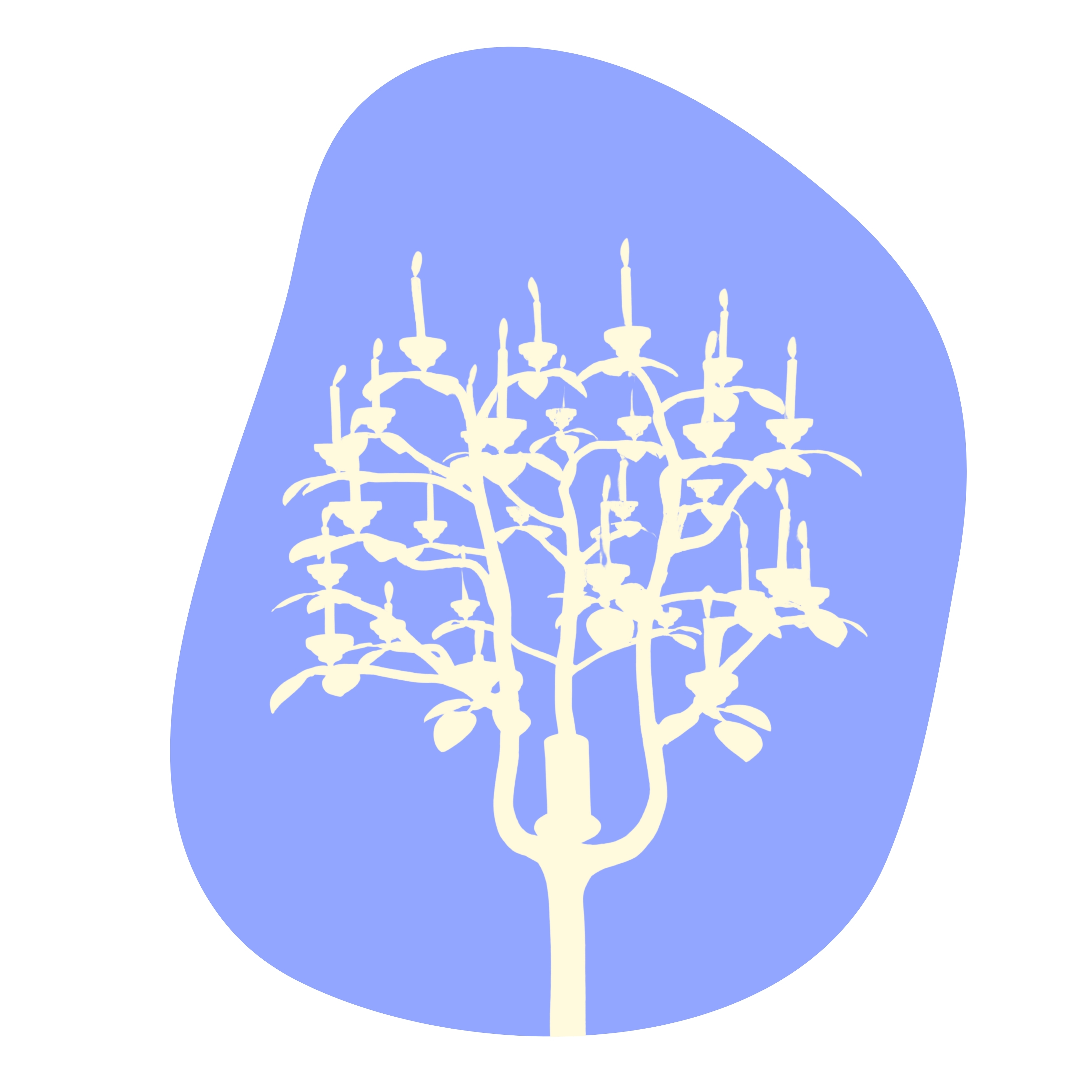 Træ med blader der falder af